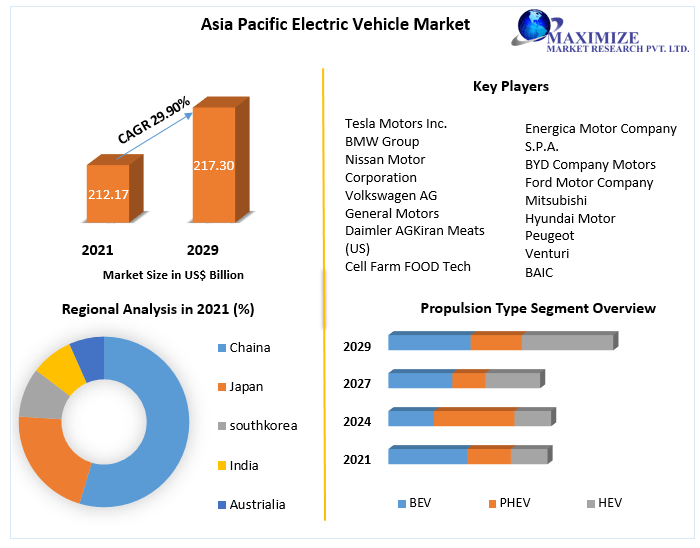 Asia Pacific Electric Vehicle Market Industry Analysis and Forecast 2029